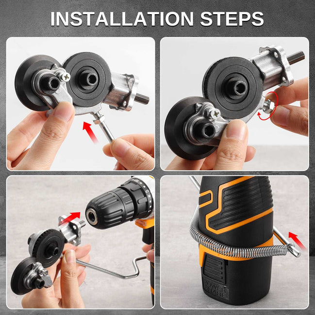 Cortador de lamina (Adaptador para taladro)