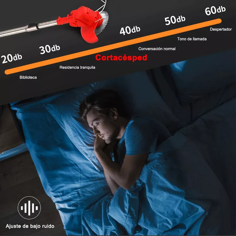 Guadaña Inalambrica Cesped 2bateria 48v