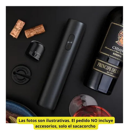 KIT Sacacorchos Eléctrico + Destapador GRATIS