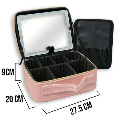 Estuche Cosmetiquera Maquillaje Espejo