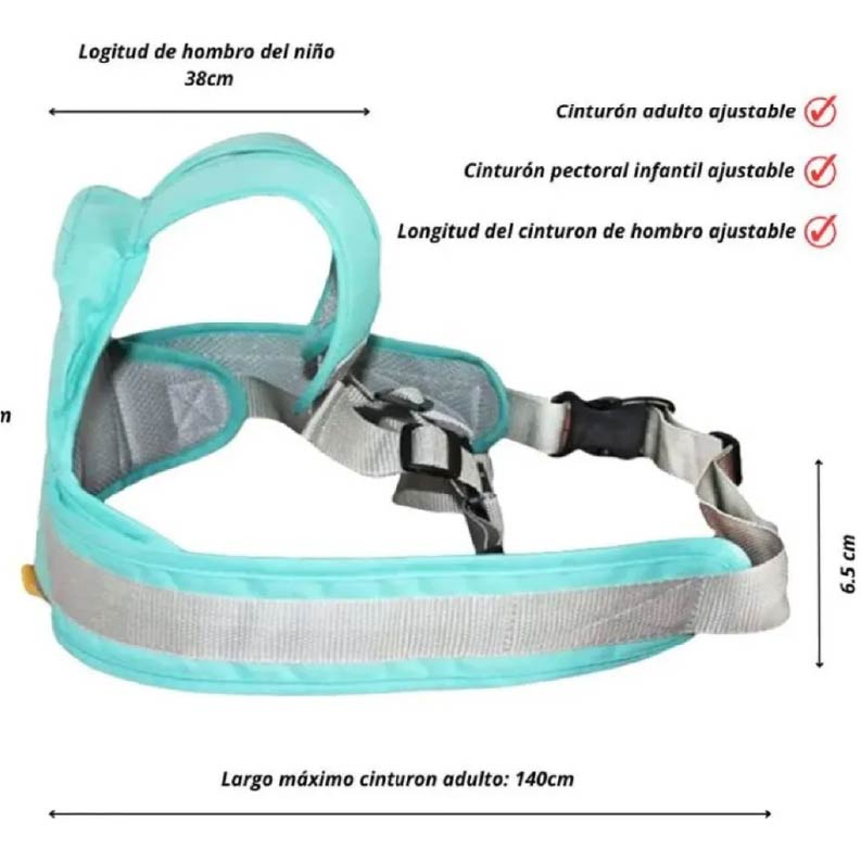 NiñoCanguro Arnes- Seguridad Motos