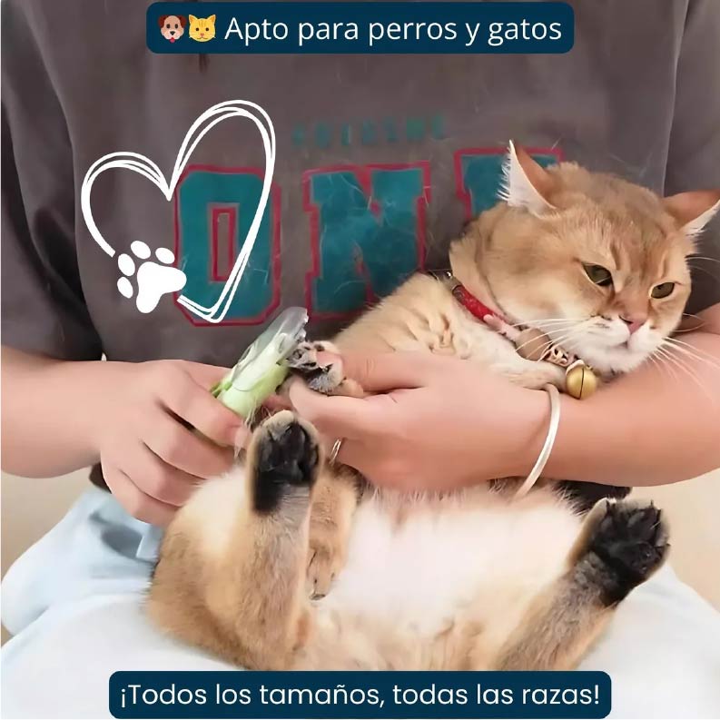 CORTAÚÑAS PARA MASCOTA CON LUZ LED