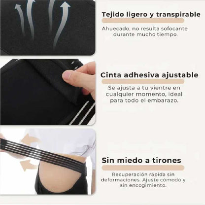 FAJA EMBARAZO CON TIRANTAS
