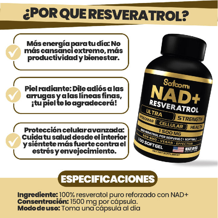 NAD + RESVERATROL