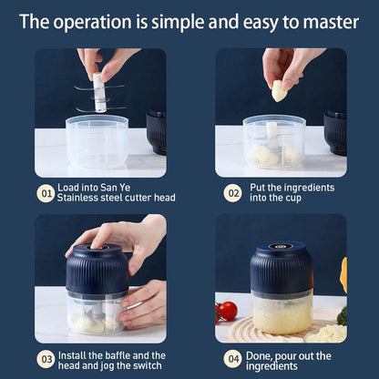 Mini Procesador Eléctrico De Alimentos